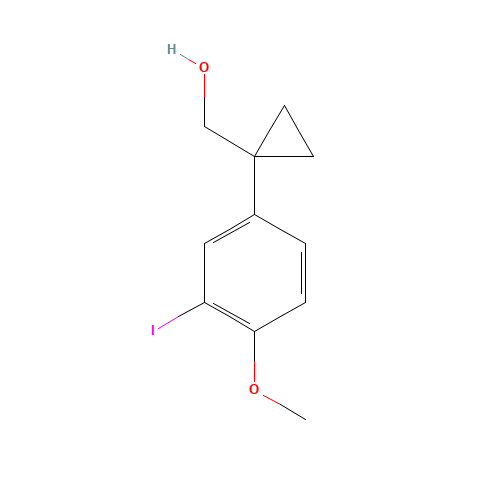 [1-(3-iodo-4-methoxyphenyl)cyclopropyl]methanol (CAS: 944280-15-3) - Related Chemical Product