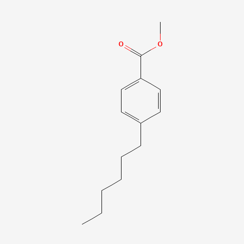 methyl 4-hexylbenzoate (CAS: 38409-63-1) - Chemical Structure and Molecular Formula 