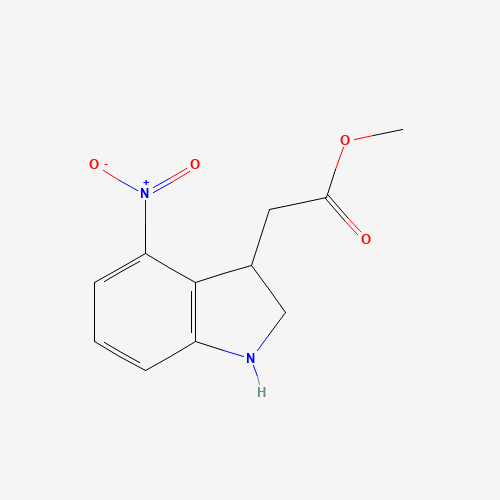 methyl 2-(4-nitro-2,3-dihydro-1H-indol-3-yl)acetate (CAS: 161959-05-3) - Related Chemical Product