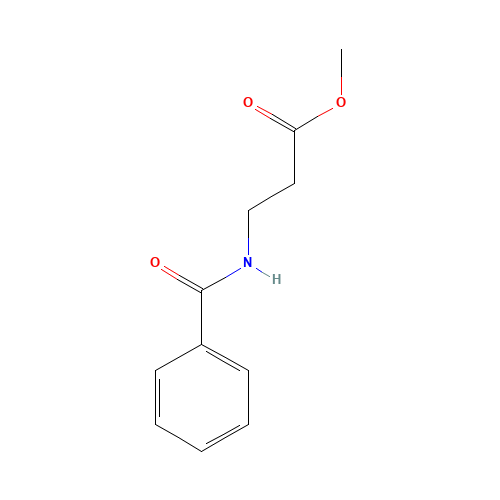 methyl 3-benzamidopropanoate (CAS: 89928-06-3) - Chemical Structure and Molecular Formula 
