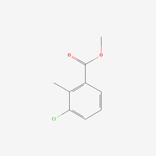 methyl 3-chloro-2-methylbenzoate (CAS: 99586-84-2) - Chemical Structure and Molecular Formula 
