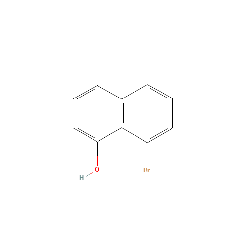 8-bromonaphthalen-1-ol (CAS: 62456-32-0) - Chemical Structure and Molecular Formula 