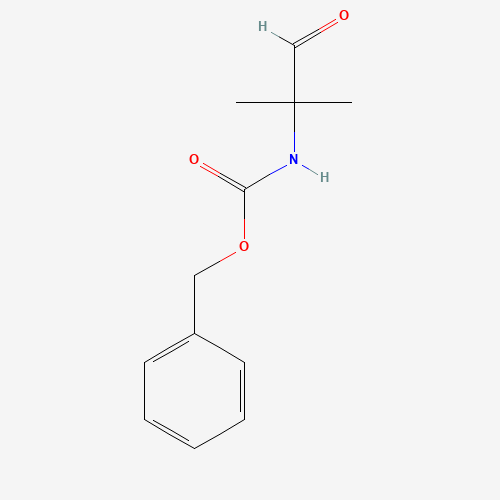 benzyl N-(2-methyl-1-oxopropan-2-yl)carbamate (CAS: 114856-91-6) - Chemical Structure and Molecular Formula 