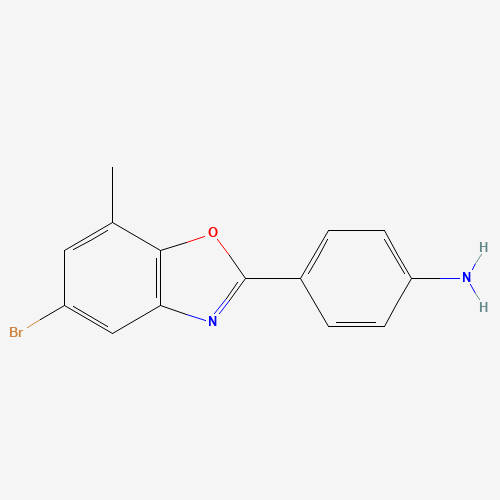 4-(5-bromo-7-methyl-1,3-benzoxazol-2-yl)aniline (CAS: 942215-52-3) - Related Chemical Product