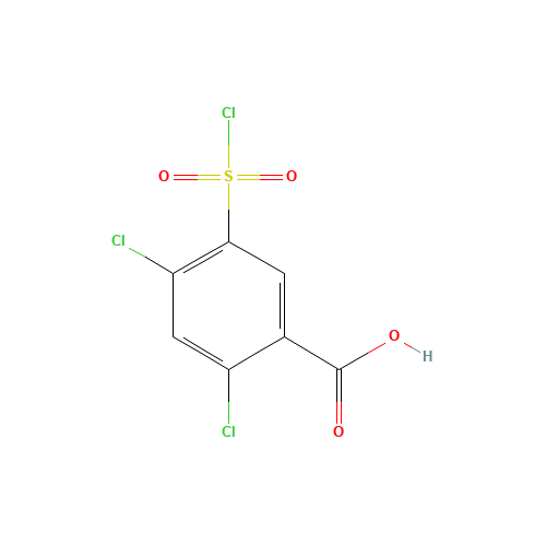 2,4-dichloro-5-chlorosulfonylbenzoic acid (CAS: 3740-18-9) - Related Chemical Product