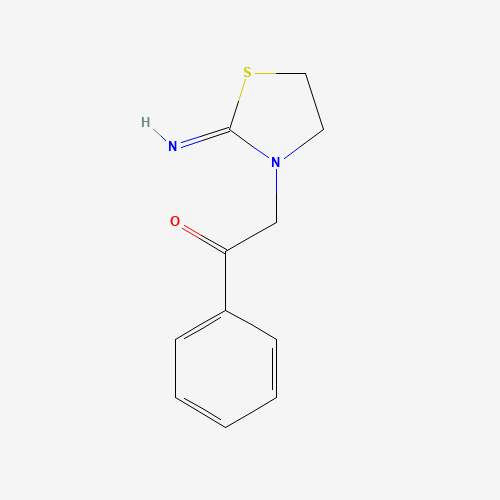 2-(2-imino-1,3-thiazolidin-3-yl)-1-phenylethanone (CAS: 6649-75-8) - Related Chemical Product