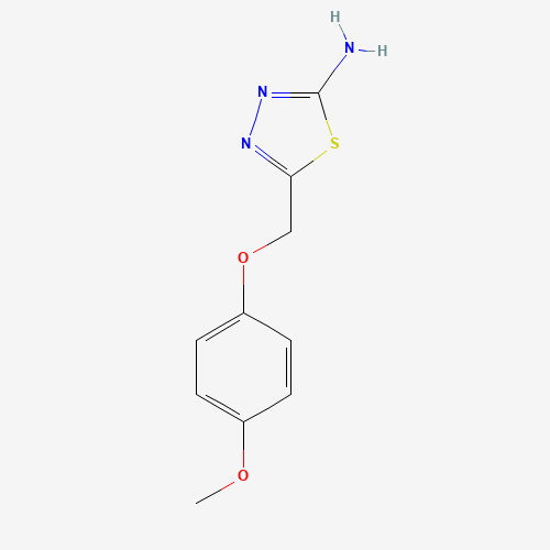 5-[(4-methoxyphenoxy)methyl]-1,3,4-thiadiazol-2-amine (CAS: 364360-13-4) - Related Chemical Product