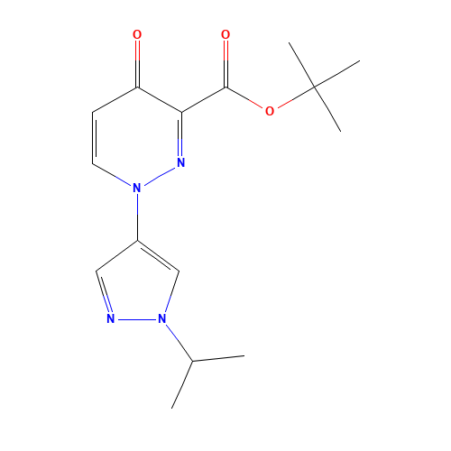 tert-butyl 4-oxo-1-(1-propan-2-ylpyrazol-4-yl)pyridazine-3-carboxylate (CAS: 1314389-59-7) - Related Chemical Product