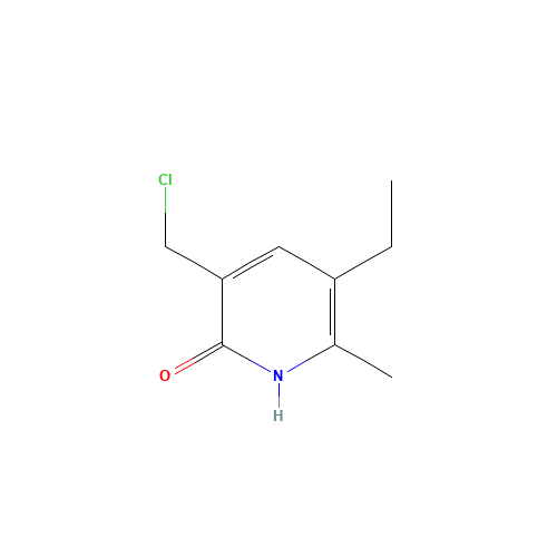 3-(chloromethyl)-5-ethyl-6-methyl-1H-pyridin-2-one (CAS: 139549-63-6) - Related Chemical Product