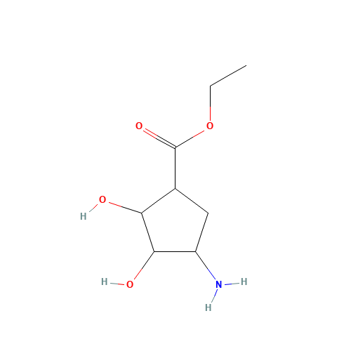 ethyl 4-amino-2,3-dihydroxycyclopentane-1-carboxylate (CAS: 772306-58-8) - Related Chemical Product