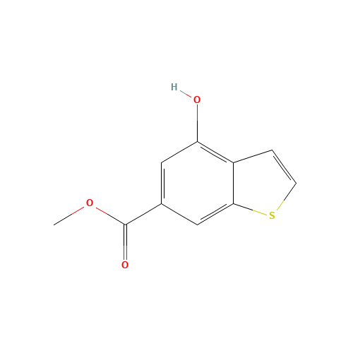methyl 4-hydroxy-1-benzothiophene-6-carboxylate (CAS: 314725-14-9) - Chemical Structure and Molecular Formula 