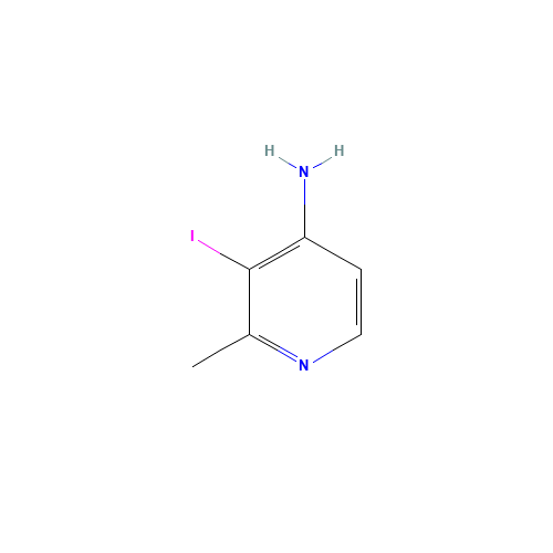 3-iodo-2-methylpyridin-4-amine (CAS: 849353-18-0) - Chemical Structure and Molecular Formula 