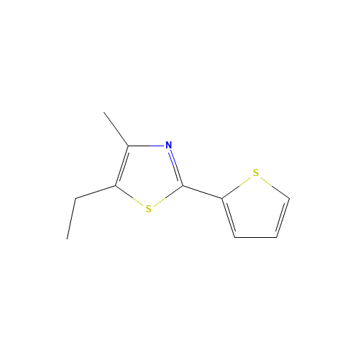 5-ethyl-4-methyl-2-thiophen-2-yl-1,3-thiazole (CAS: 533886-00-9) - Related Chemical Product