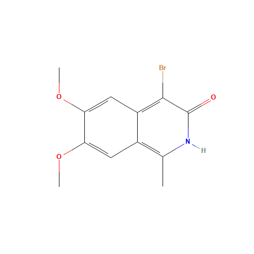 4-bromo-6,7-dimethoxy-1-methyl-2H-isoquinolin-3-one (CAS: 122670-02-4) - Related Chemical Product