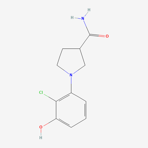 1-(2-chloro-3-hydroxyphenyl)pyrrolidine-3-carboxamide (CAS: 925233-25-6) - Related Chemical Product