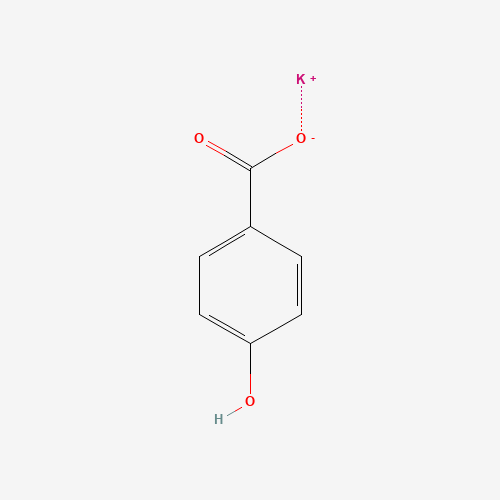 potassium;4-hydroxybenzoate (CAS: 16782-08-4) - Chemical Structure and Molecular Formula 