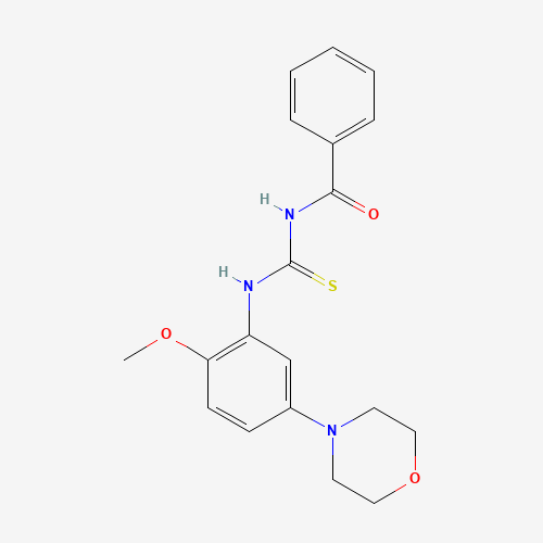 N-[(2-methoxy-5-morpholin-4-ylphenyl)carbamothioyl]benzamide (CAS: 383870-86-8) - Related Chemical Product