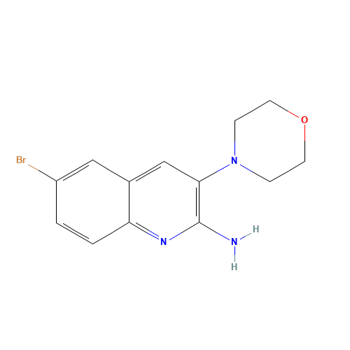 6-bromo-3-morpholin-4-ylquinolin-2-amine (CAS: 1319196-51-4) - Related Chemical Product