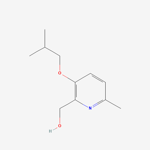 [6-methyl-3-(2-methylpropoxy)pyridin-2-yl]methanol (CAS: 1233520-08-5) - Related Chemical Product