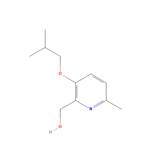 [6-methyl-3-(2-methylpropoxy)pyridin-2-yl]methanol (CAS: 1233520-08-5) - Related Chemical Product