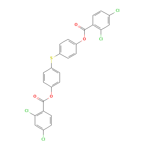 [4-[4-(2,4-dichlorobenzoyl)oxyphenyl]sulfanylphenyl] 2,4-dichlorobenzoate (CAS: 1363166-13-5) - Related Chemical Product
