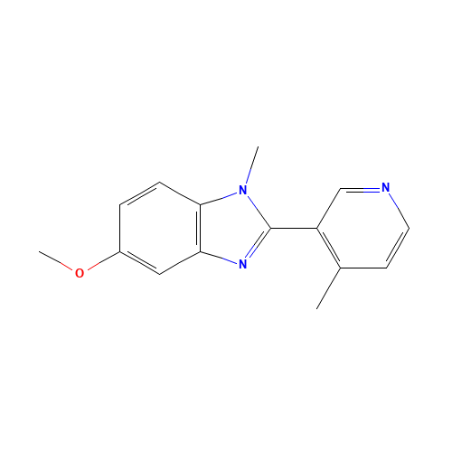 5-methoxy-1-methyl-2-(4-methylpyridin-3-yl)benzimidazole (CAS: 1356483-23-2) - Related Chemical Product