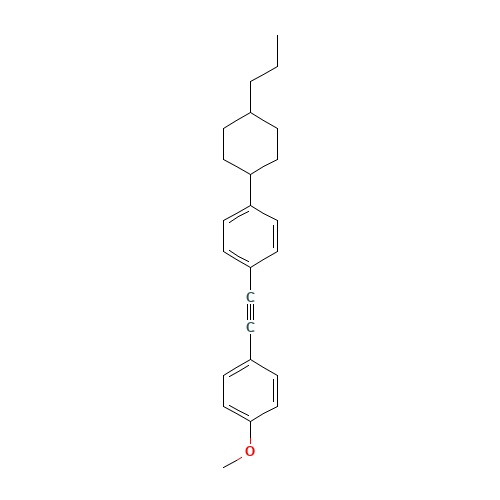 1-methoxy-4-[2-[4-(4-propylcyclohexyl)phenyl]ethynyl]benzene (CAS: 116903-47-0) - Related Chemical Product