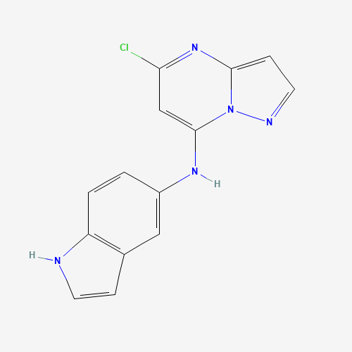 5-chloro-N-(1H-indol-5-yl)pyrazolo[1,5-a]pyrimidin-7-amine (CAS: 1180526-62-8) - Related Chemical Product