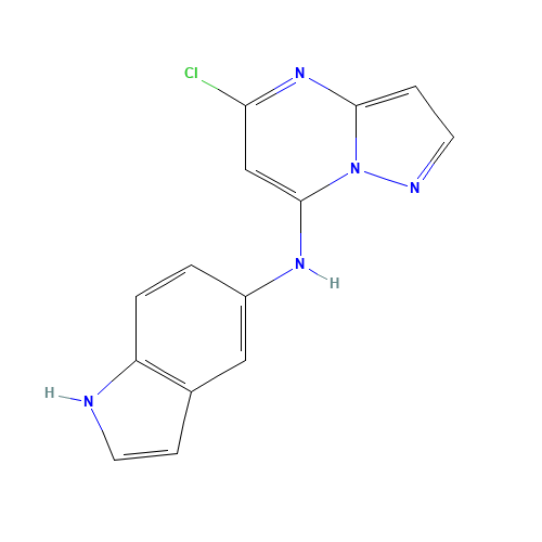 5-chloro-N-(1H-indol-5-yl)pyrazolo[1,5-a]pyrimidin-7-amine (CAS: 1180526-62-8) - Related Chemical Product