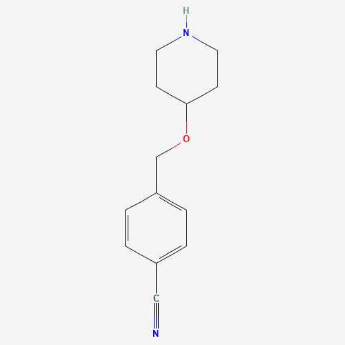 4-(piperidin-4-yloxymethyl)benzonitrile (CAS: 1098352-07-8) - Related Chemical Product