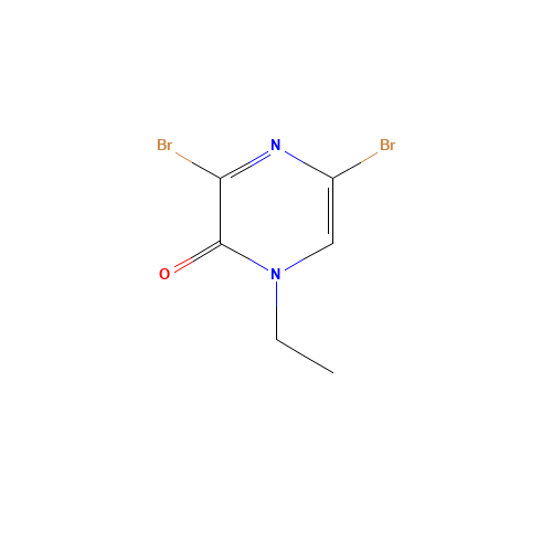 3,5-dibromo-1-ethylpyrazin-2-one (CAS: 115714-40-4) - Related Chemical Product