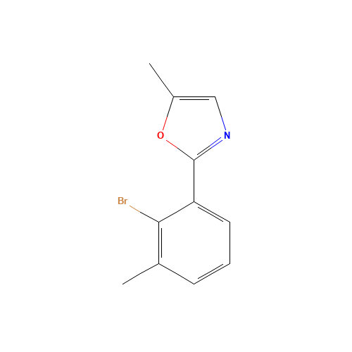 2-(2-bromo-3-methylphenyl)-5-methyl-1,3-oxazole (CAS: 1319197-03-9) - Related Chemical Product