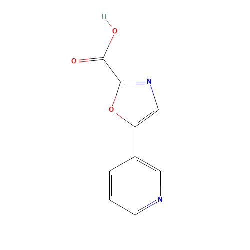 5-pyridin-3-yl-1,3-oxazole-2-carboxylic acid (CAS: 857521-74-5) - Related Chemical Product