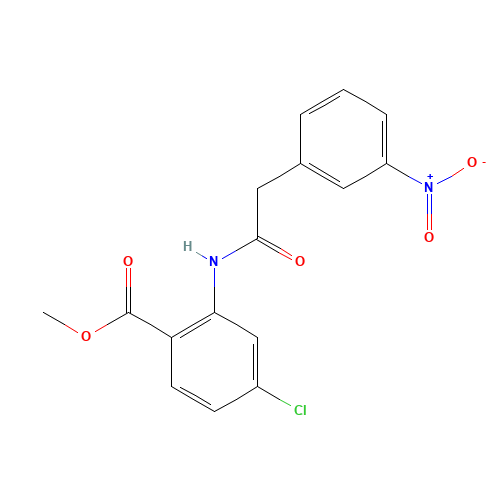methyl 4-chloro-2-[[2-(3-nitrophenyl)acetyl]amino]benzoate (CAS: 142327-50-2) - Related Chemical Product