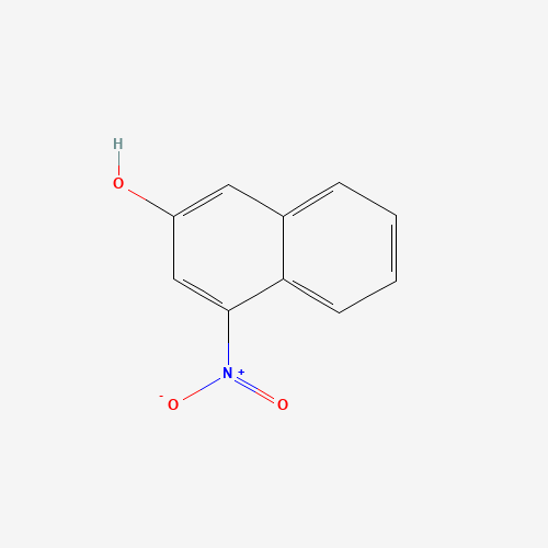 4-nitronaphthalen-2-ol (CAS: 38396-08-6) - Chemical Structure and Molecular Formula 