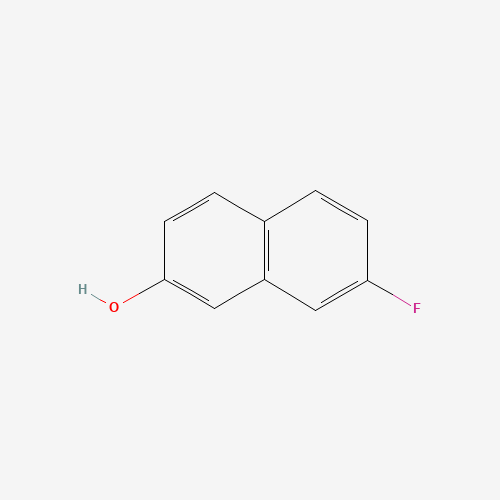7-fluoronaphthalen-2-ol (CAS: 889884-94-0) - Chemical Structure and Molecular Formula 