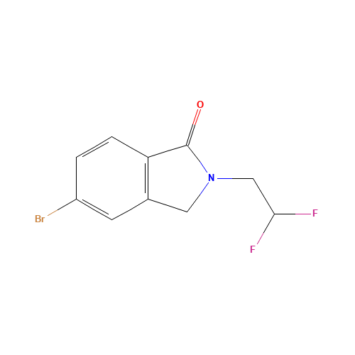 5-bromo-2-(2,2-difluoroethyl)-3H-isoindol-1-one (CAS: 864867-22-1) - Related Chemical Product