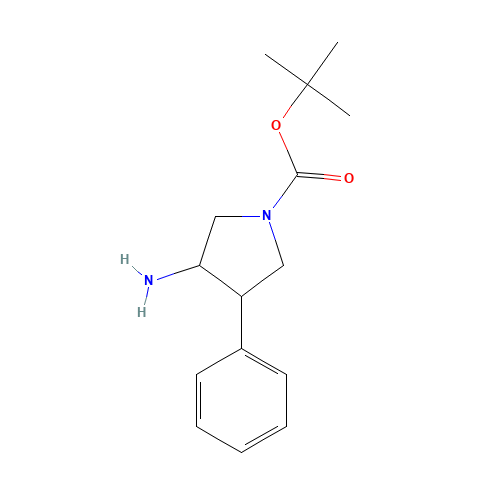 tert-butyl 3-amino-4-phenylpyrrolidine-1-carboxylate (CAS: 1187173-17-6) - Related Chemical Product