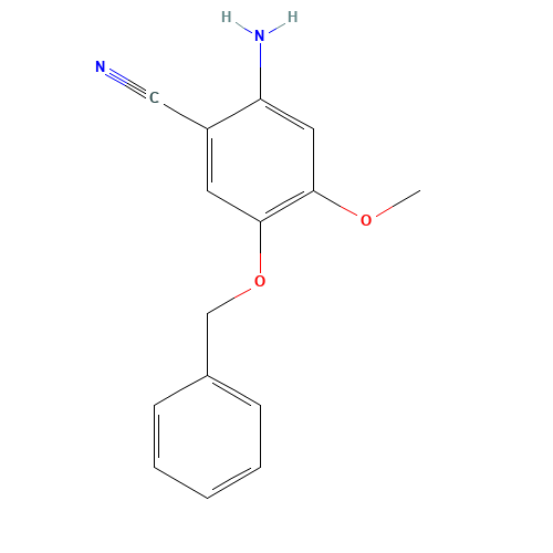 2-amino-4-methoxy-5-phenylmethoxybenzonitrile (CAS: 192869-57-1) - Related Chemical Product