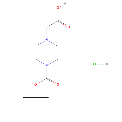 2-[4-[(2-methylpropan-2-yl)oxycarbonyl]piperazin-1-yl]acetic acid;hydrochloride (CAS: 362690-45-7) - Related Chemical Product