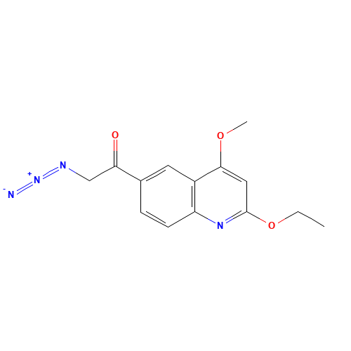2-azido-1-(2-ethoxy-4-methoxyquinolin-6-yl)ethanone (CAS: 83938-92-5) - Related Chemical Product