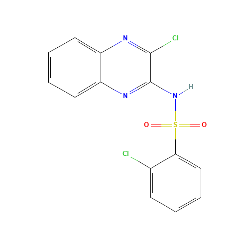 2-chloro-N-(3-chloroquinoxalin-2-yl)benzenesulfonamide (CAS: 847985-15-3) - Related Chemical Product
