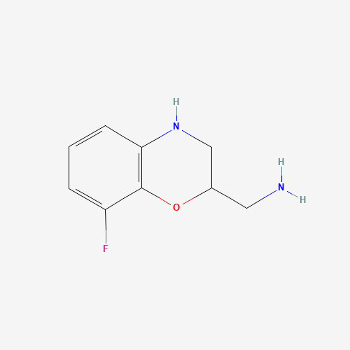 (8-fluoro-3,4-dihydro-2H-1,4-benzoxazin-2-yl)methanamine (CAS: 1257703-80-2) - Related Chemical Product
