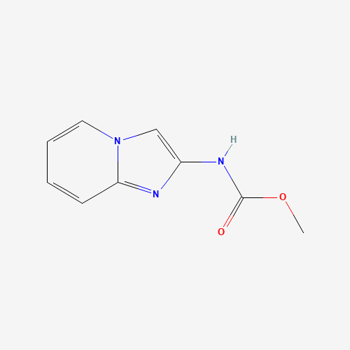 methyl N-imidazo[1,2-a]pyridin-2-ylcarbamate (CAS: 38922-81-5) - Chemical Structure and Molecular Formula 