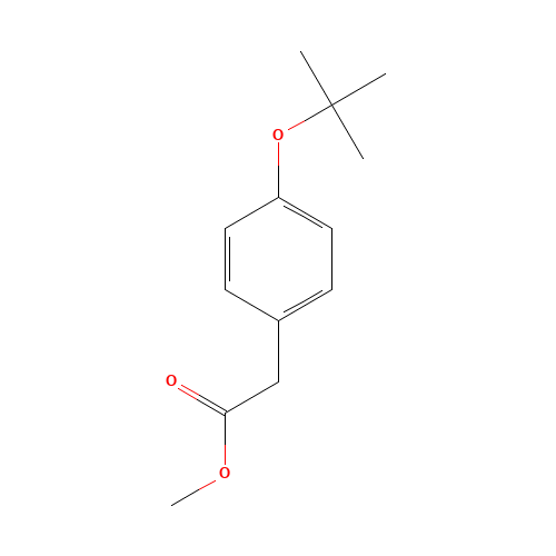 methyl 2-[4-[(2-methylpropan-2-yl)oxy]phenyl]acetate (CAS: 87100-56-9) - Related Chemical Product