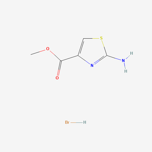 methyl 2-amino-1,3-thiazole-4-carboxylate;hydrobromide (CAS: 476362-38-6) - Chemical Structure and Molecular Formula 