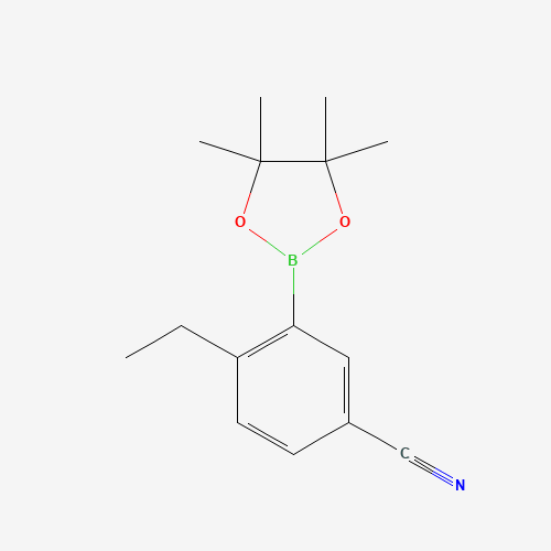 4-ethyl-3-(4,4,5,5-tetramethyl-1,3,2-dioxaborolan-2-yl)benzonitrile (CAS: 1448869-99-5) - Related Chemical Product