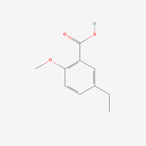5-ethyl-2-methoxybenzoic acid (CAS: 66873-89-0) - Chemical Structure and Molecular Formula 