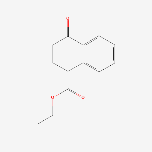ethyl 4-oxo-2,3-dihydro-1H-naphthalene-1-carboxylate (CAS: 3118-10-3) - Chemical Structure and Molecular Formula 