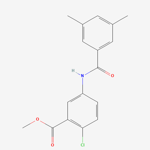 methyl 2-chloro-5-[(3,5-dimethylbenzoyl)amino]benzoate (CAS: 942631-58-5) - Related Chemical Product